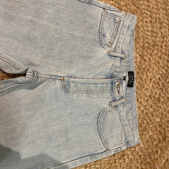 APC Light Wash Straight Jeans - Size 26 - Picture 4 of 10